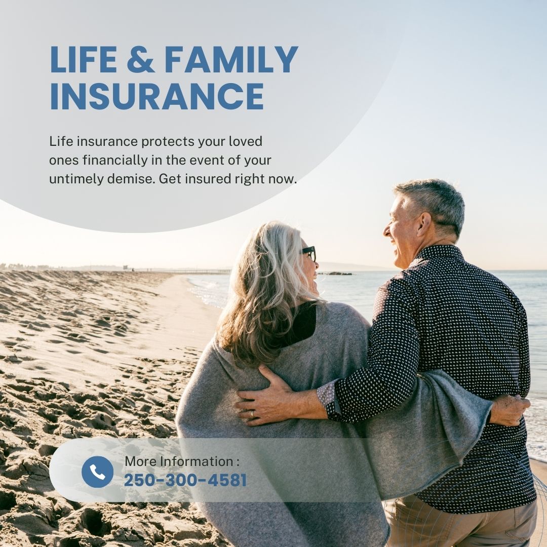 Muted Blue Full Photo Life Insurance Instagram Post
